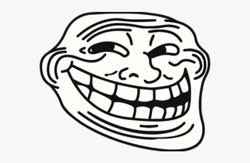 White Troll Face Transparent
