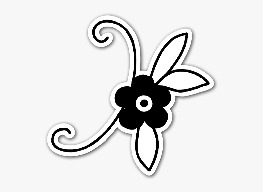 Cute Simple Flower Sticker, HD Png Download, Free Download