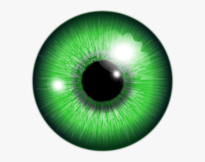 Green Eye Clipart Png - Green Eye Lens Png, Transparent Png, Free Download