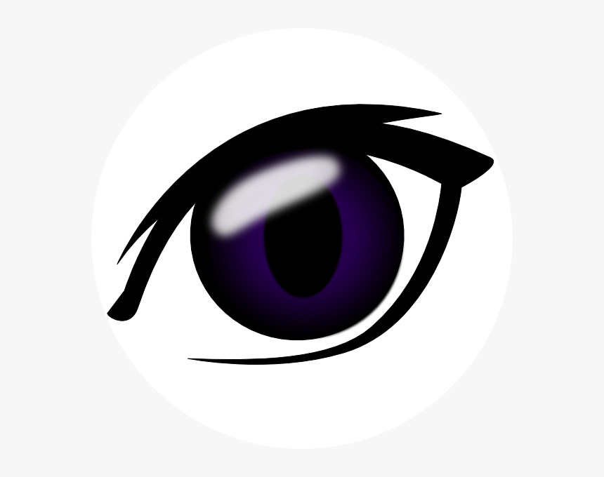 Anime Eye Clip Art At Clker - Eye Anime Transparent Background, HD Png Download, Free Download