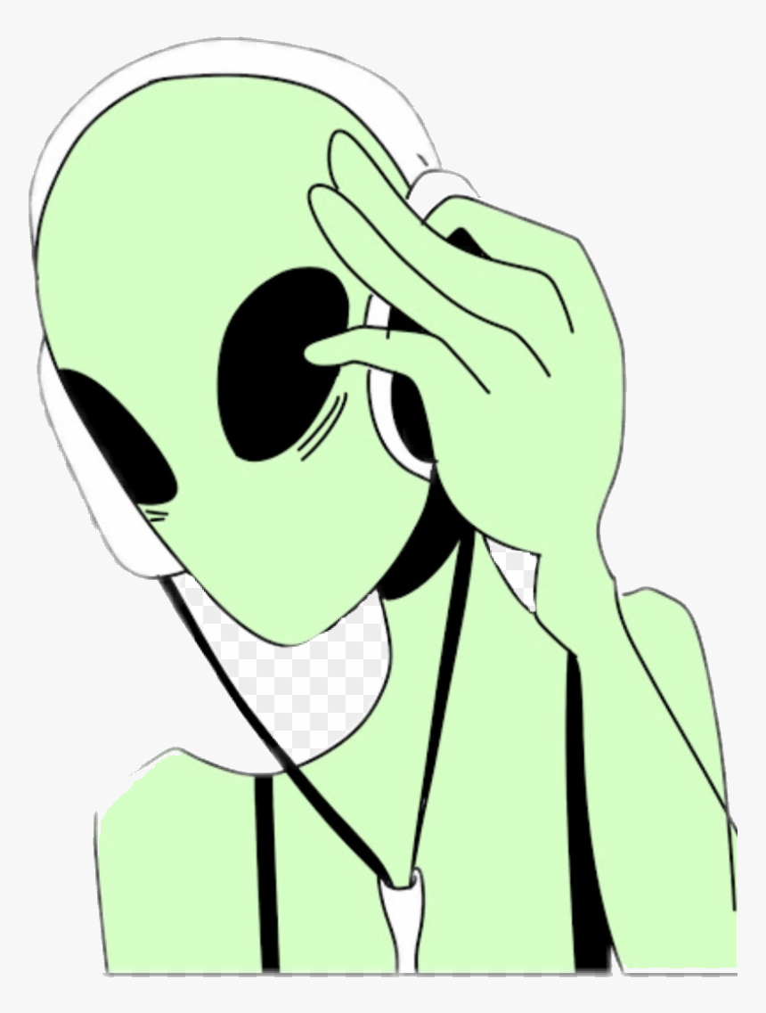 Alien Clipart Kawaii Green Hd X Transparent Png - Alien Geek, Png Download, Free Download