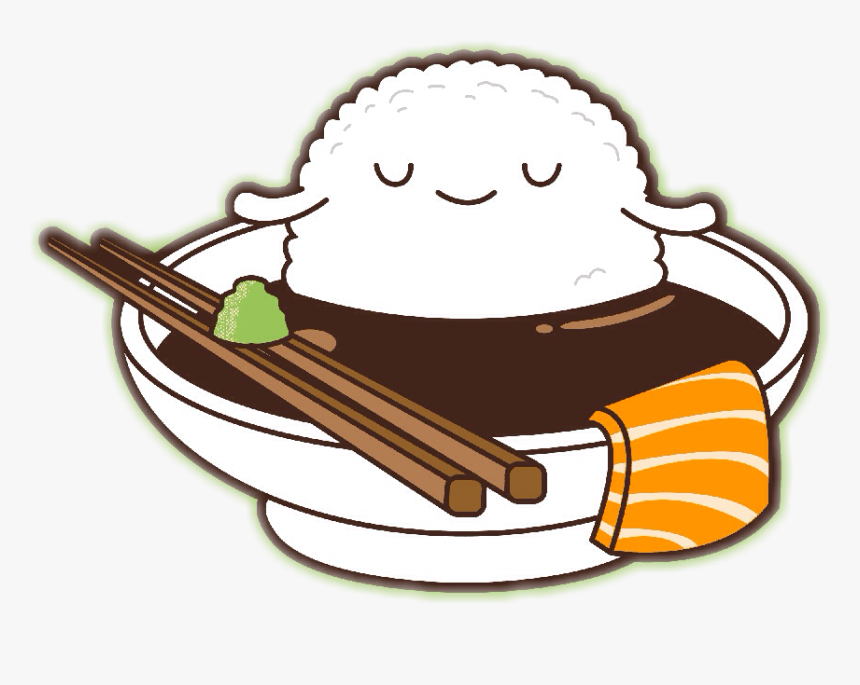 Japanese Clipart Japanese Kawaii - Sushi Kawaii, HD Png Download - kindpng.