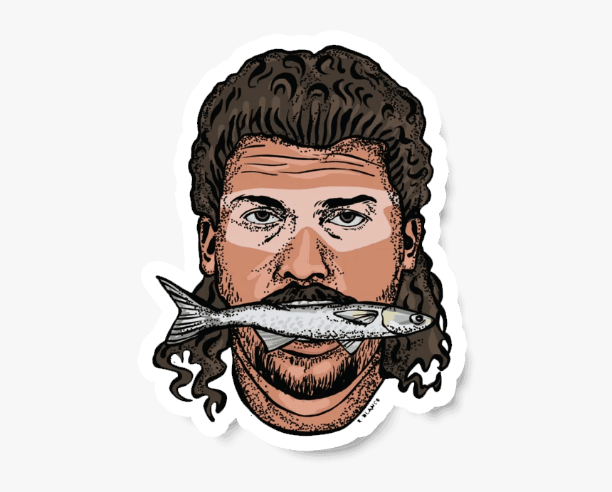 Richard Blanco Mullet Runner Sticker - Illustration, HD Png Download, Free Download