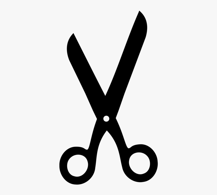 Angle,wing,black - Scissors Silhouette Png, Transparent Png, Free Download