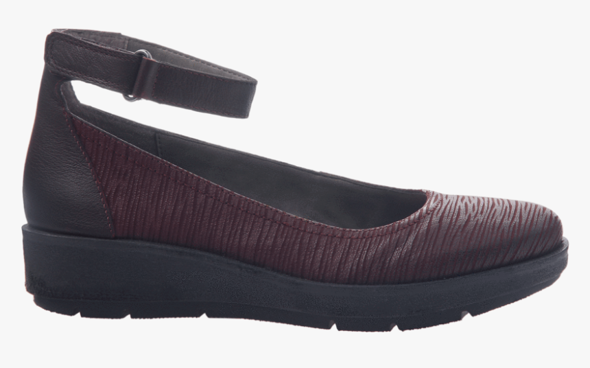 Womens Ballet Flat The Scamper In Burgundy - Ballet Flat, HD Png Download, Free Download