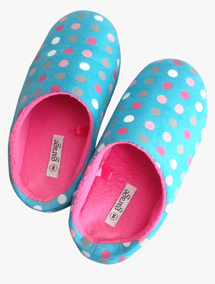 Slippers Garage Blue And Pink Png Image - Shoe, Transparent Png, Free Download