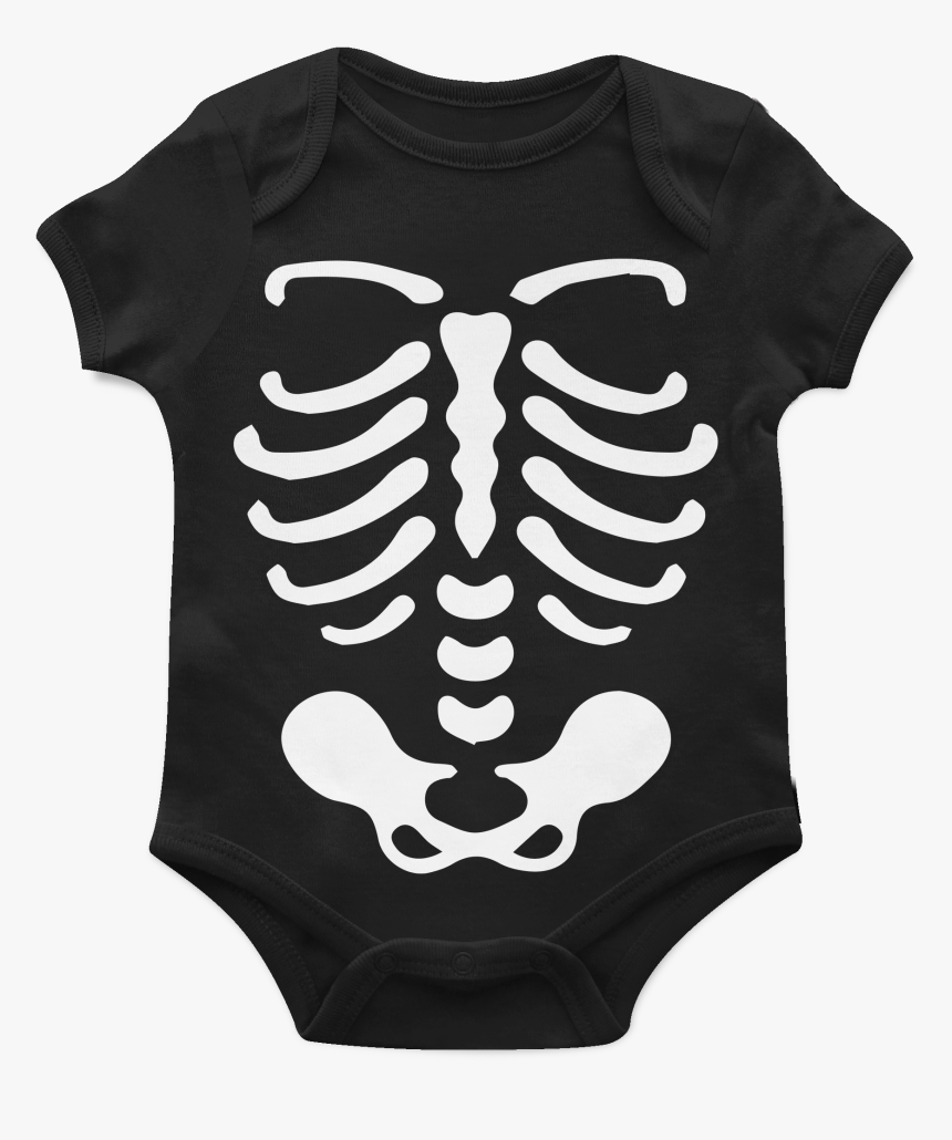 Download Transparent Funny Skeleton Png Baby Halloween Onesie Svg Png Download Kindpng