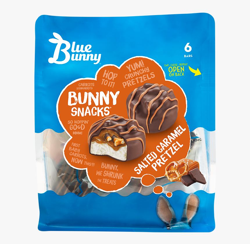 Salted Caramel Pretzel Bunny Snacks® - Bunny Snacks Ice Cream, HD Png Download, Free Download