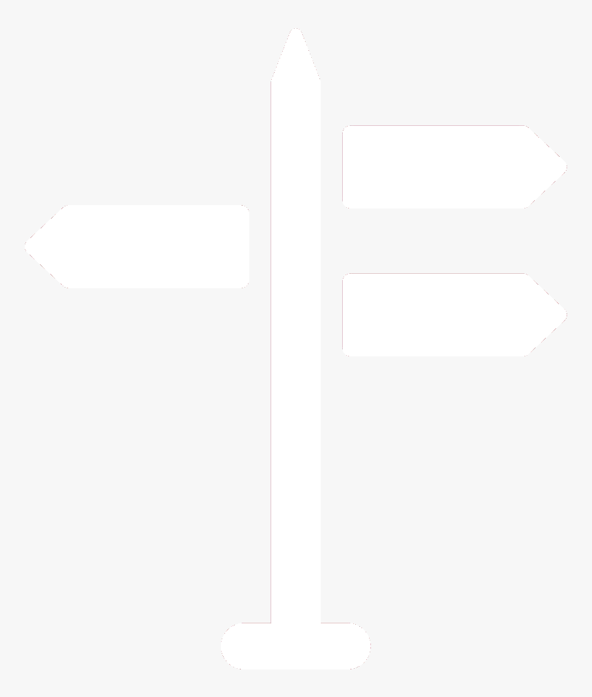 Directions Sign White Png, Transparent Png, Free Download