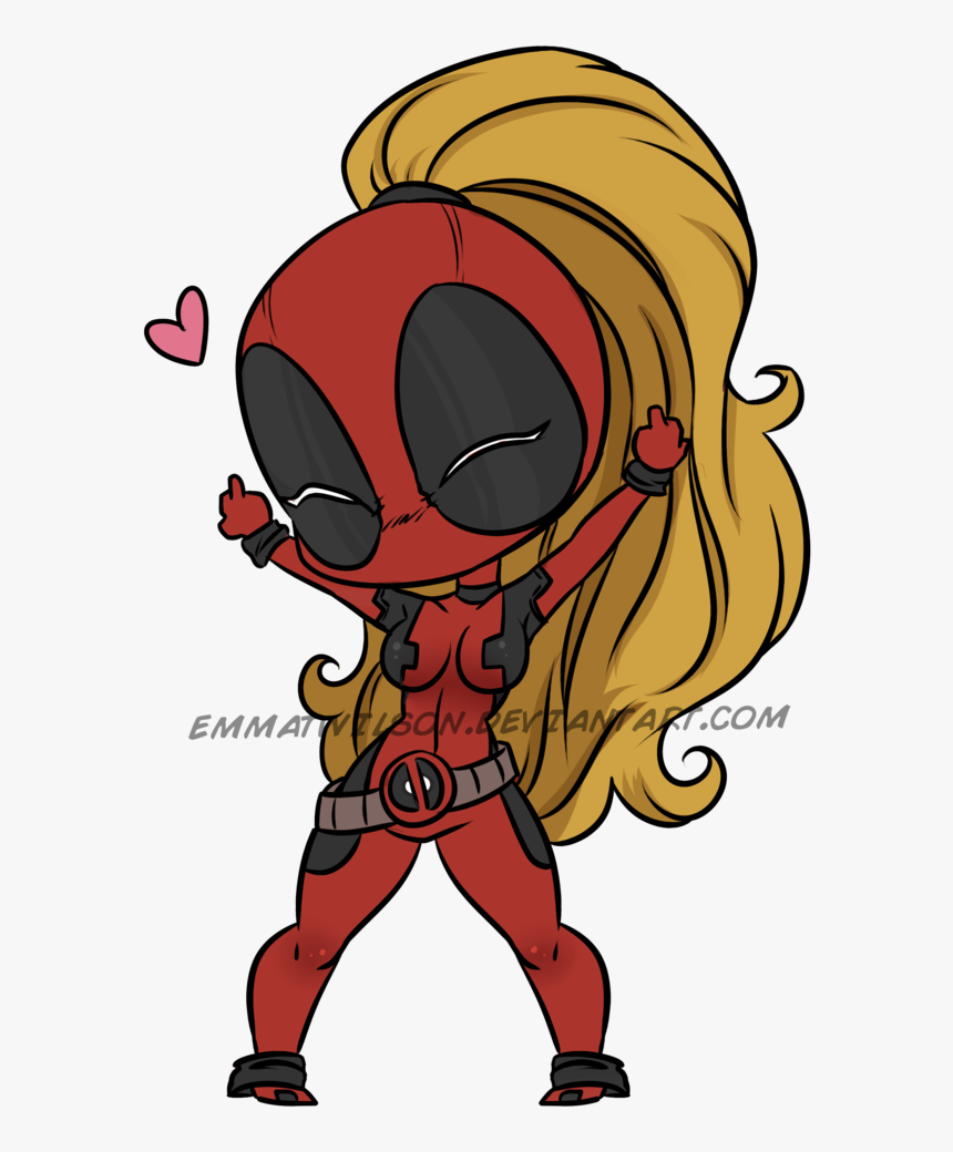 Chibi Girl Deadpool, HD Png Download, Free Download