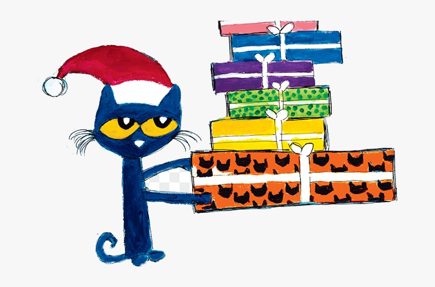 Pete The Cat Take Turns Clipart Christmas Hd Transparent - Pete The Cat Christmas Clipart, HD Png Download, Free Download