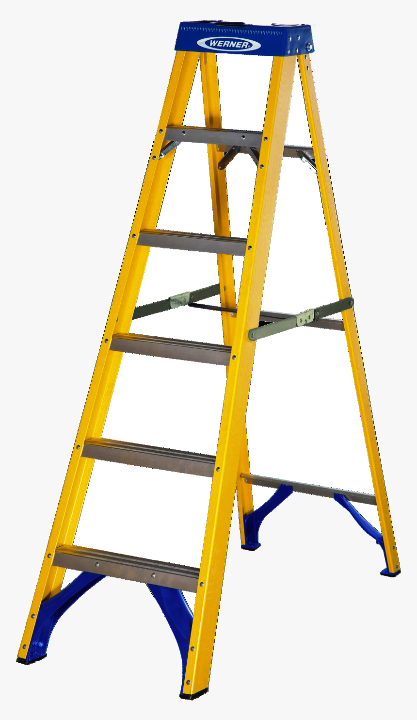 Free Clipart Of A Step Ladder - Werner Step Ladder Fiberglass, HD Png Download, Free Download