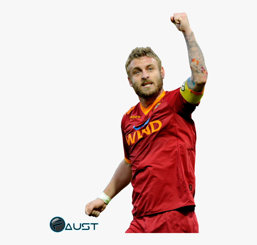 Tattoo Football De Rossi Player A - De Rossi Render, HD Png Download, Free Download