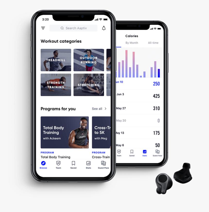 Iphone - Aaptiv Workouts, HD Png Download, Free Download