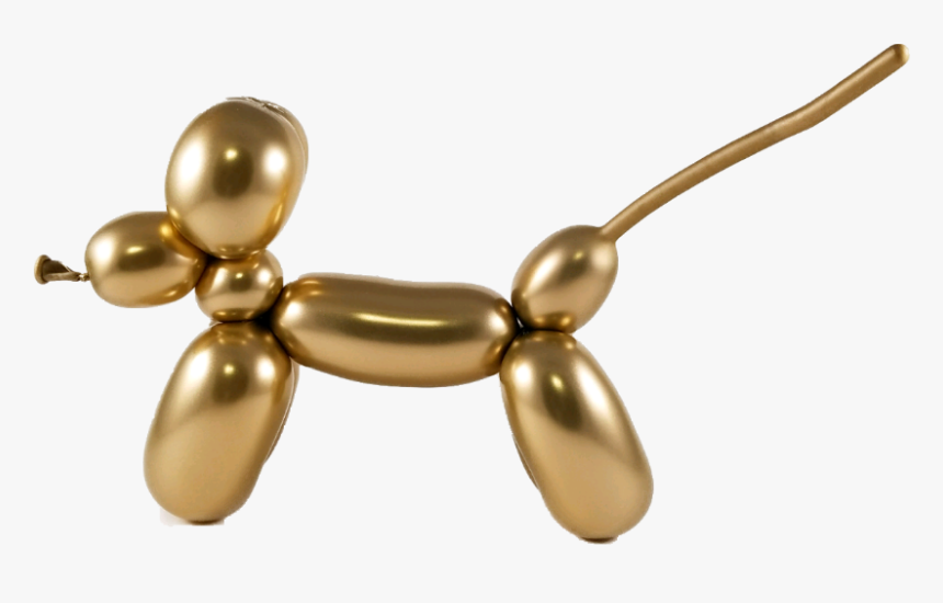 Gold Dog Balloon Png, Transparent Png, Free Download