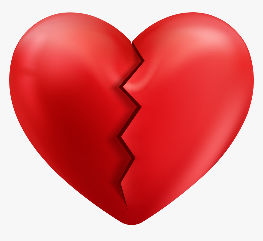 Heart Background Transparent - Cracked Heart Transparent, HD Png Download, Free Download