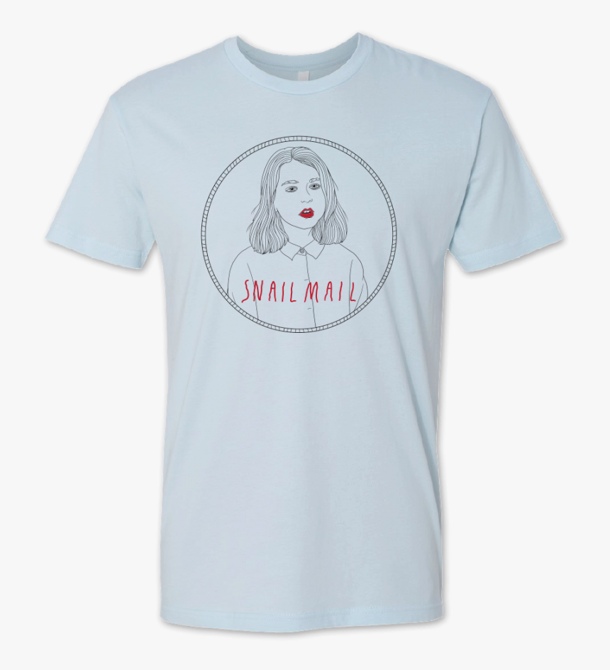 Red Lips [lt Blue] T-shirt, HD Png Download, Free Download