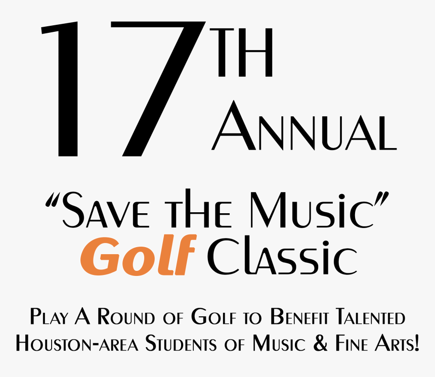 17th Annual "save The Music, HD Png Download, Free Download