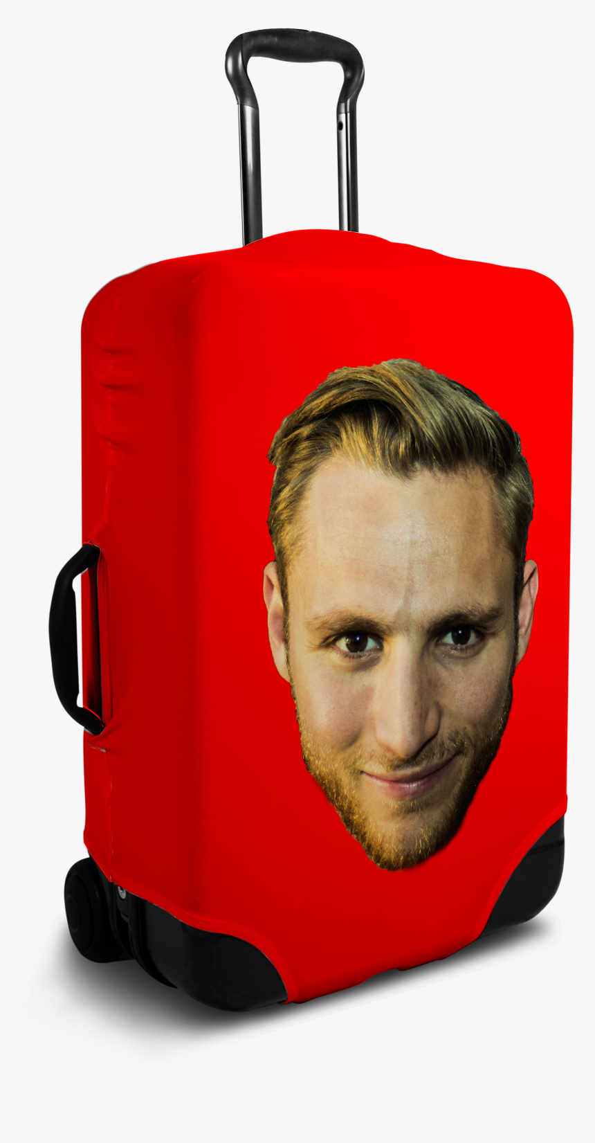 personalized luggage cover face