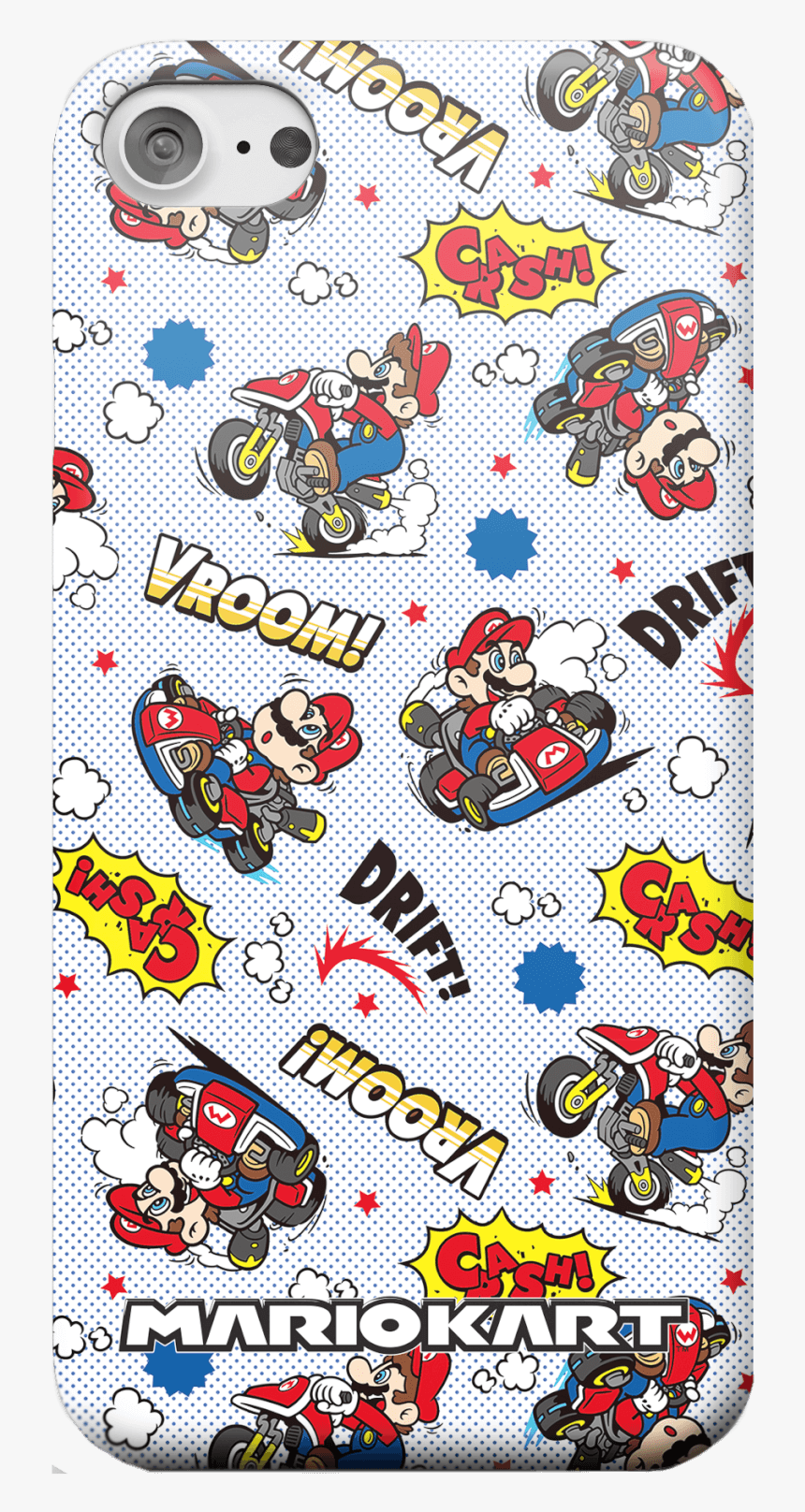 Nintendo Mario Kart Colour Comic Phone Case - Mario Kart 8, HD Png Download, Free Download