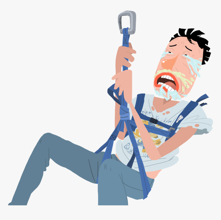 Transparent Zipline Clipart - Animated Zip Line Drawing, HD Png Download, Free Download