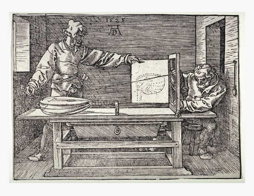Mark I Perceptron - Albrecht Dürer Underweysung Der Messung, HD Png ...