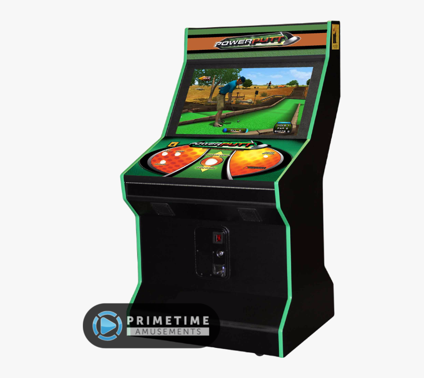 Power Putt Golf Lcd Cabinet By Fun Company - Video Game Arcade Cabinet, HD Png Download, Free Download