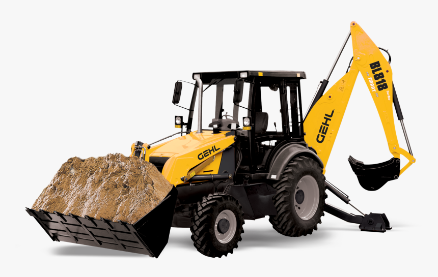 Gehl Bl818 Center Mount Backhoe - Backhoe Manitou, HD Png Download, Free Download