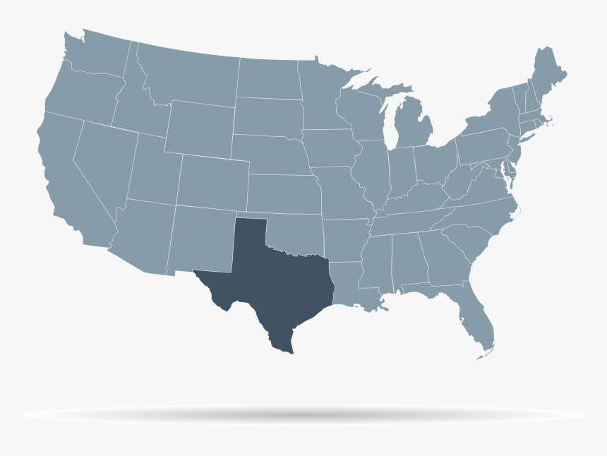 Grey Map Of Us, HD Png Download, Free Download