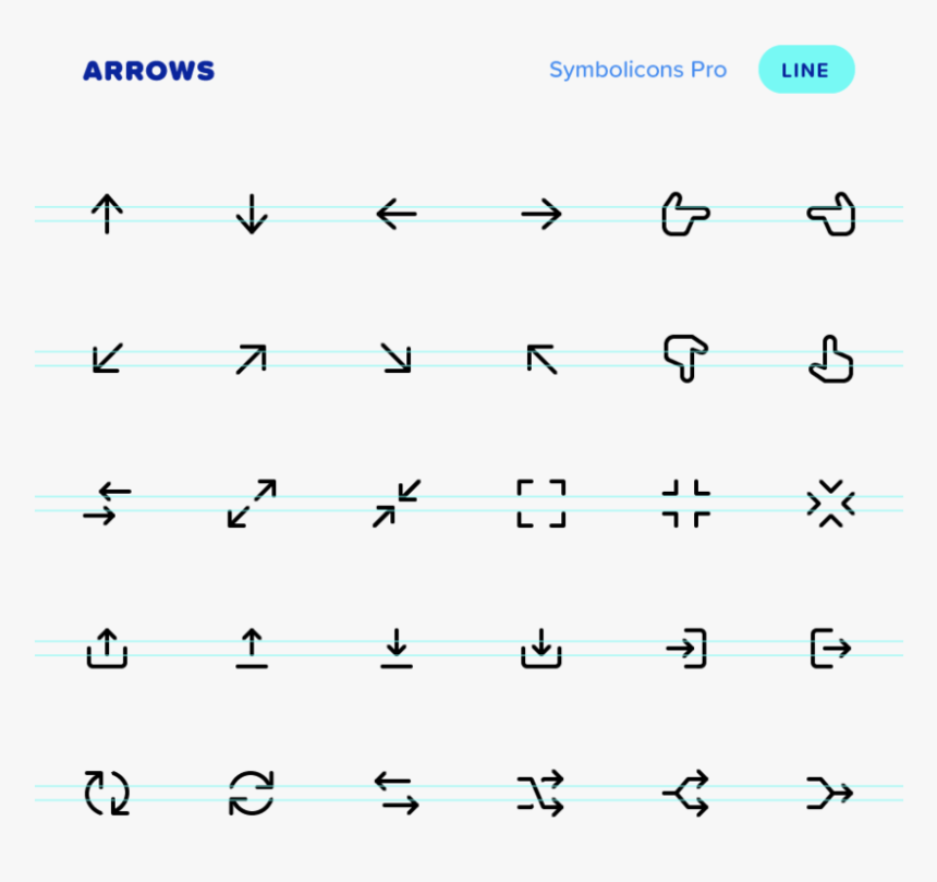 Arrows - Electric Blue, HD Png Download, Free Download