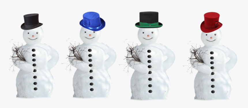 Transparent Snowman Hat Png - Snowman, Png Download, Free Download