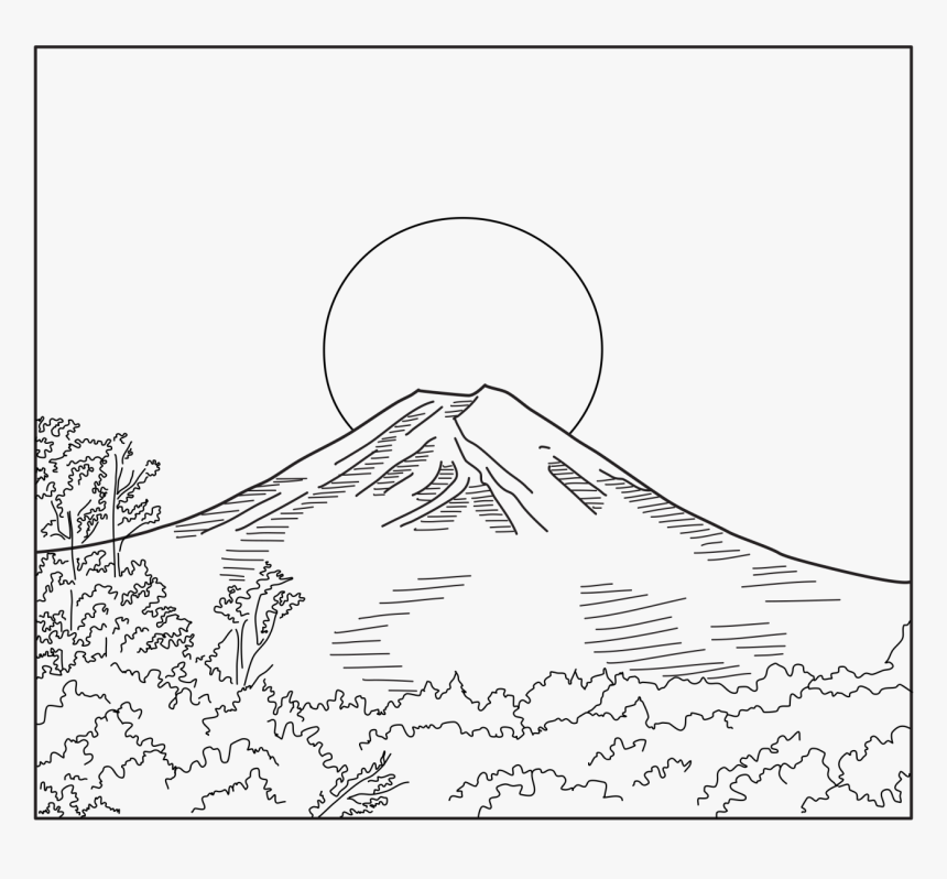 Fujinewnewnew - Line Art, HD Png Download, Free Download