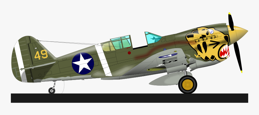 P-40 Warhawk - Focke-wulf Fw 190, HD Png Download, Free Download