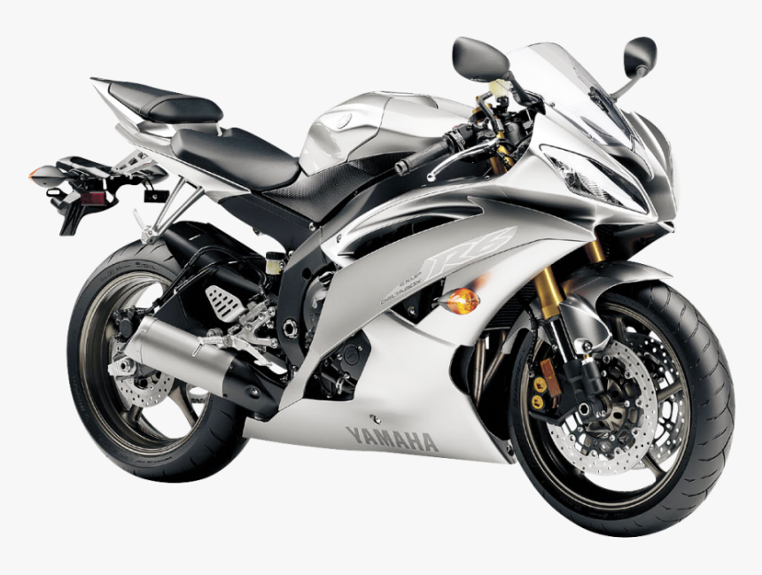 Yamaha R6 Liquid Silver Png Image - Yamaha R6 2007 Colours, Transparent Png, Free Download