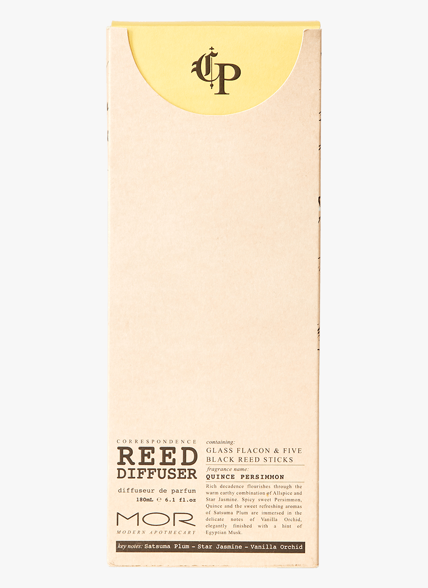 Cord03 Quince Persimmon Reed Diffuser Box B - Paper, HD Png Download, Free Download