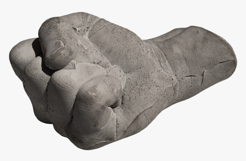 Transparent Fist Punch Png - Stone Carving, Png Download, Free Download