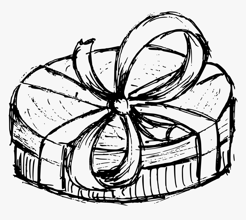 Gift Box Present Drawing Vector 0 Gift Drawing Png Transparent Png Download Kindpng