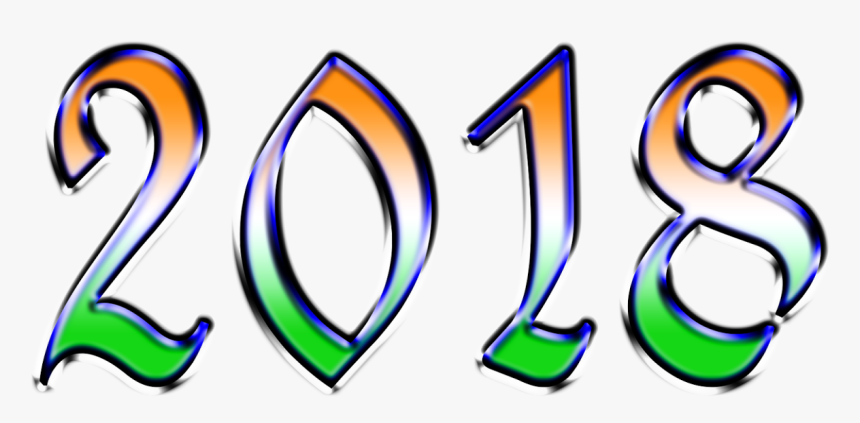 Happy New Year 2018 Png, Transparent Png, Free Download