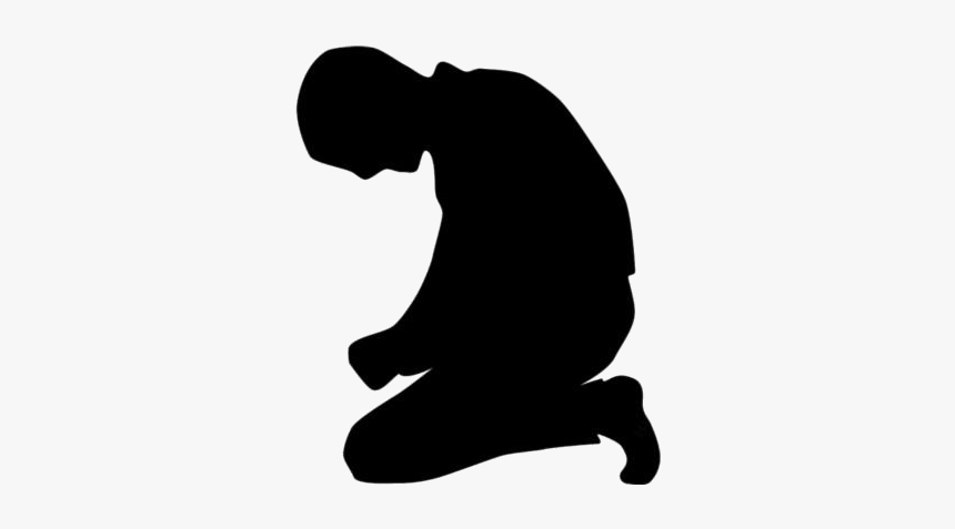 Transparent Person Kneeling In Prayer Silhouette, Person - Transparent Prayer Silhouette, HD Png Download, Free Download