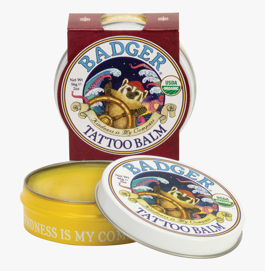 Transparent Tattos Png - Badger Tattoo Balm, Png Download, Free Download