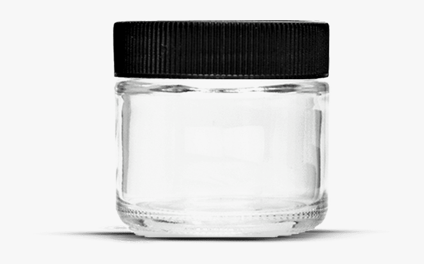 Original Glass Jar Black Screw Cap - Nail Polish, HD Png Download, Free Download