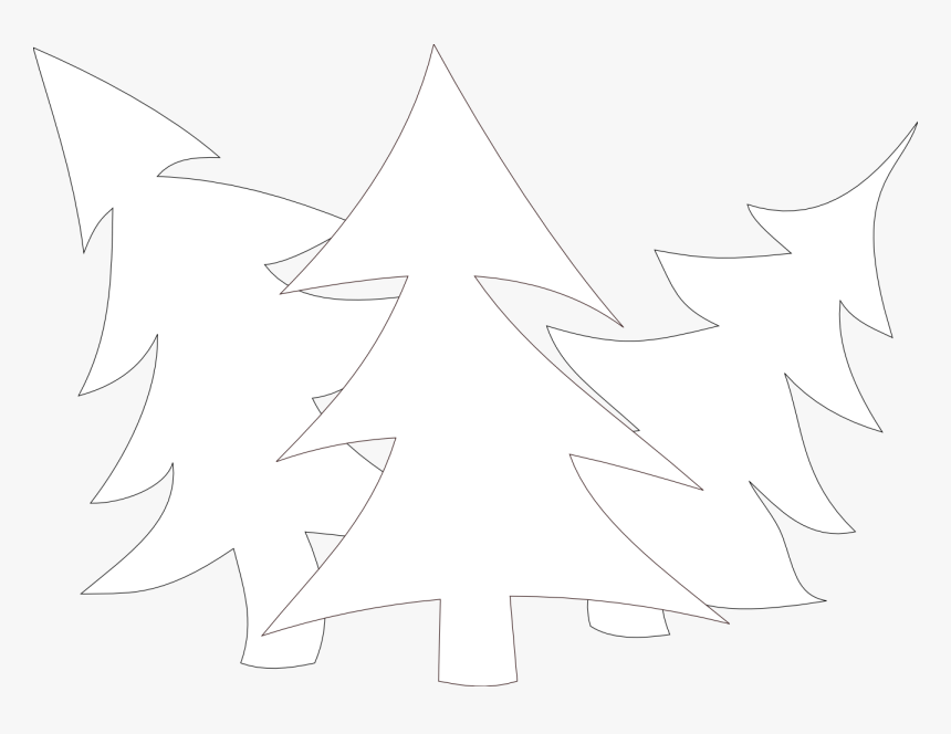 Christmas Tree Black And White Black And White Christmas - Christmas Day, HD Png Download, Free Download