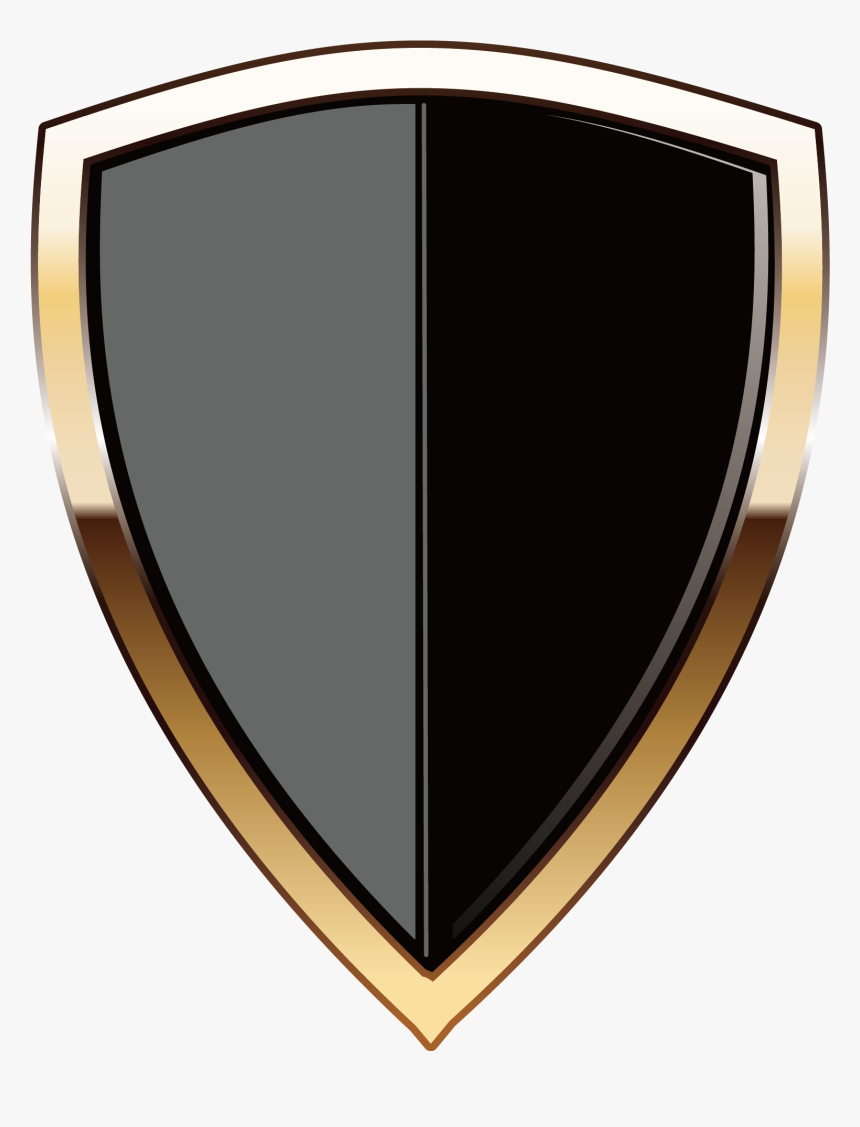 Security Shield Png Download Black And Gold Shield Transparent Png Kindpng
