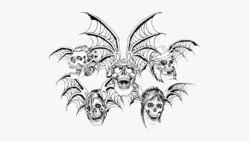 Download Avenged Sevenfold Png - Avenged Sevenfold Deathbats, Transparent Png, Free Download