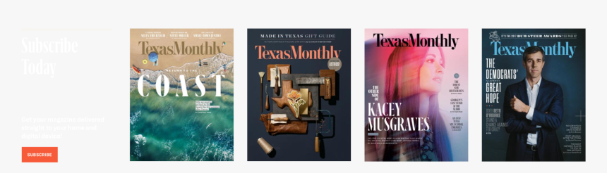 Subscribe Today With Texas Monthly Magazine Covers - Texas Monthly, HD Png Download, Free Download