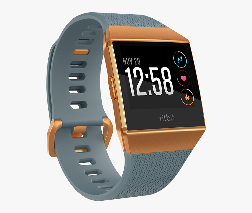 Fitbit Ionic Blue And Orange, HD Png Download, Free Download