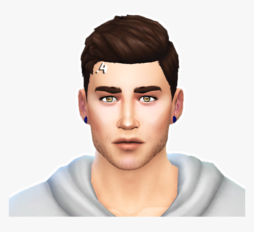 Transparent Eye Brows Png - Maxis Match Sims 4 Male Cc, Png Download, Free Download