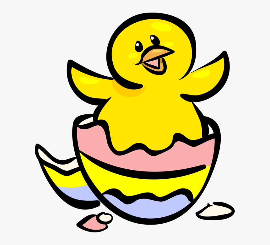 Duck Clip Easter Easter Clipart Egg Hatching, HD Png Download kindpng
