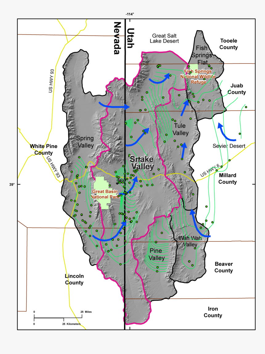 Snakes In Utah Map, HD Png Download, Free Download