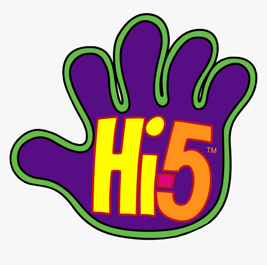 Nick Jr Logo 1999 Hi-5 - Hand Hi 5 Logo, HD Png Download, Free Download